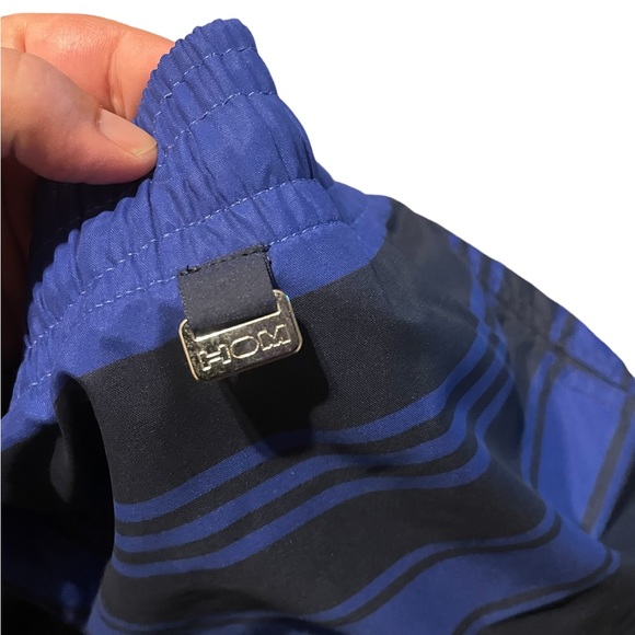 HOM SWIMWEAR Navy/Black Swim Trunk, Size M, NWT - Picture 2 of 6